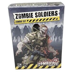 Zombie Soldiers Set Zombicide 2nd Edition CMON Walker Miniatures 6 SEALED NEW